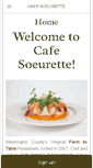 Mobile Screenshot of cafesoeurette.com