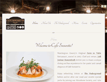 Tablet Screenshot of cafesoeurette.com